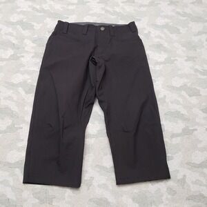 SWRVE Knickers Womens 28 Black Capri Pockets Stretch Outdoors Lightweight